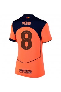 Barcelona Pedri Gonzalez #8 Fotballdrakt Tredje Klær Dame 2025-26 Korte ermer